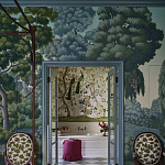 Обои ручная роспись Malmaison Special Colourway on Auguste scenic paper варинант исполнения - 2 | Loft Concept в Санкт-петербурге