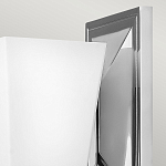 Бра с белым матовым плафоном на прямоугольном основании цвета хром Hinkley варинант исполнения - 2 | Loft Concept в Санкт-петербурге