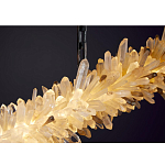 Люстра линейная светодиодная из необработанных кристаллов Mountain Comet варинант исполнения - 1 | Loft Concept в Санкт-петербурге