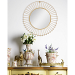 Зеркало круглое настенное в металлической оправе Modern Mirror Space варинант исполнения - 4 | Loft Concept в Санкт-петербурге