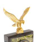 Настольный письменный набор из змеевика  и бронзы с декором в виде орла в подарочной упаковке Successful Leader варинант исполнения - 3 | Loft Concept в Санкт-петербурге