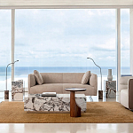 Приставной столик из массива дерева Walnut варинант исполнения - 8 | Loft Concept в Санкт-петербурге