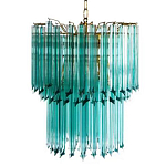 Дизайнерская люстра Blue Lagoon glass бирюзовое стекло  варинант исполнения - 1 | Loft Concept в Санкт-петербурге