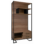 Стеллаж под TV в стиле лофт с открытыми полками и ящиками Urban Style Space варинант исполнения - 1 | Loft Concept в Санкт-петербурге