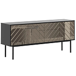 ТВ-тумба с зеркальным декором Serena TV-Stand варинант исполнения - 1 | Loft Concept в Санкт-петербурге