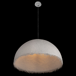 Подвесной светильник в форме купола белого цвета с ажурной бахромой Tactile Line варинант исполнения - 5 | Loft Concept в Санкт-петербурге