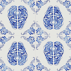 Плитка с узором Мозг