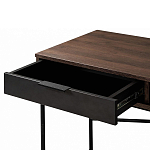 Стол рабочий в стиле лофт с ящиком и нишей для хранения Urban Style Space 2 варинант исполнения - 4 | Loft Concept в Санкт-петербурге