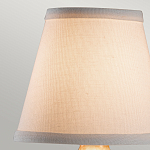 Бра со стеклянным шарообразным декором с пузырьками и бежевым абажуром Feiss варинант исполнения - 2 | Loft Concept в Санкт-петербурге