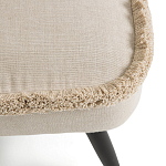 Кресло с декором бахрома Linen Fringe Chair Beige варинант исполнения - 6 | Loft Concept в Санкт-петербурге