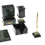 Настольный письменный набор из нефрита в подарочной коробке Victorious варинант исполнения - 5 | Loft Concept в Санкт-петербурге
