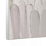 Панно декоративное с ручной росписью Gray Strokes варинант исполнения - 1 | Loft Concept в Санкт-петербурге