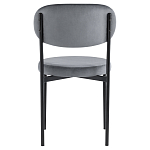 Стул с круглым сиденьем на металлическом основании ALFIE CHAIR Grey варинант исполнения - 3 | Loft Concept в Санкт-петербурге