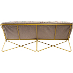 Трехместный диван на металлическом каркасе с цветочным принтом в стиле шинуазри Chinoiserie Birds on a Tree Sofa варинант исполнения - 6 | Loft Concept в Санкт-петербурге