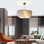 Подвесной светильник с белыми изящными декоративными лепестками Volumetric Petal Lamp варинант исполнения - 5 | Loft Concept в Санкт-петербурге