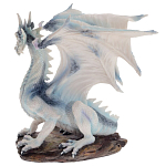 Декоративная статуэтка Белый Дракон Dragon White Statuette варинант исполнения - 3 | Loft Concept в Санкт-петербурге