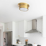 Потолочный светильник круглый цвета состаренная латунь Modern Simple Ceiling Light варинант исполнения - 3 | Loft Concept в Санкт-петербурге