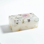 Шкатулка из эпоксидной смолы с цветами розовая Epoxy Resin Rectangular Box Pink варинант исполнения - 4 | Loft Concept в Санкт-петербурге