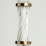 Подвесной светильник с цилиндром из прозрачных стеклянных трубок Nembus варинант исполнения - 7 | Loft Concept в Санкт-петербурге