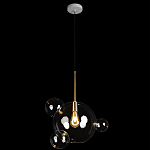 Подвесной светильник со стеклянными плафоном в виде шара и золотыми деталями & Coombes варинант исполнения - 2 | Loft Concept в Санкт-петербурге