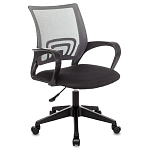 Офисное кресло с основанием из черного пластика Desk chairs Grey варинант исполнения - 1 | Loft Concept в Санкт-петербурге