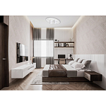 Потолочный светильник овальной формы белого цвета с 7-ю лампами Lunar Pebbles варинант исполнения - 12 | Loft Concept в Санкт-петербурге