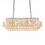 Люстра овальной формы хрустальная в неоклассическом стиле Majesty варинант исполнения - 5 | Loft Concept в Санкт-петербурге