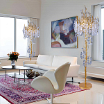 Торшер в виде золотого дерева с листьями FAIRYTREE Light варинант исполнения - 3 | Loft Concept в Санкт-петербурге