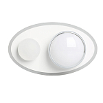 Бра овальной формы белого цвета с 2-мя лампами Lunar Pebbles варинант исполнения - 1 | Loft Concept в Санкт-петербурге