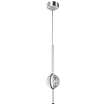 Подвесной светильник с плафоном из хрустального шара Crystal Bubbles Chrome Hanging Lamp варинант исполнения - 2 | Loft Concept в Санкт-петербурге