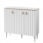 Консоль с дверками и белым рельефным фасадом Expanses of Beauty варинант исполнения - 1 | Loft Concept в Санкт-петербурге