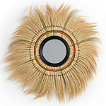 Зеркало с бахромой WICKER MIRROR 100 варинант исполнения - 1 | Loft Concept в Санкт-петербурге