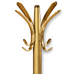 Вешалка золотого цвета с 4-мя крючками из пластика Curves Hangers варинант исполнения - 2 | Loft Concept в Санкт-петербурге