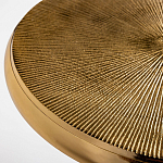 Кофейный стол из металла с круглой столешницей Table Gold Metal варинант исполнения - 5 | Loft Concept в Санкт-петербурге