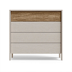 Комод 4 ящика с подсветкой на рельефном фасаде Warm Industrial варинант исполнения - 5 | Loft Concept в Санкт-петербурге
