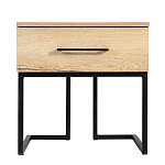 Тумба прикроватная с ящиком в стиле лофт Urban Style Space 2 варинант исполнения - 3 | Loft Concept в Санкт-петербурге