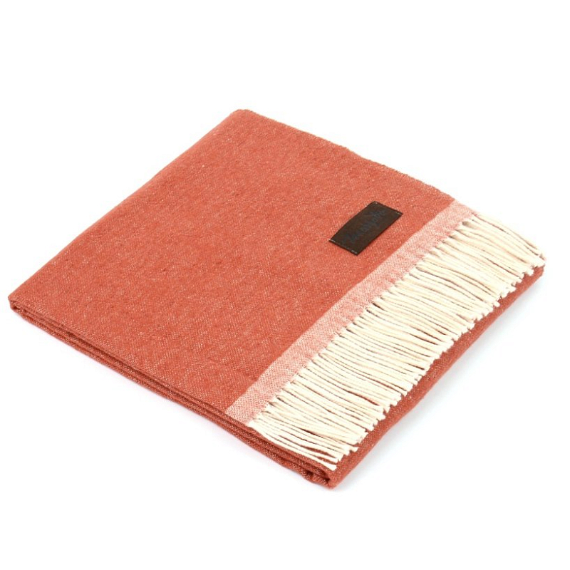 Плед SARA 2000 Marzotto Красный в Санкт-петербурге | Loft Concept 