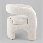 Кресло дизайнерское для лаунж зоны жемчужного цвета Pearl Lounge варинант исполнения - 8 | Loft Concept в Санкт-петербурге