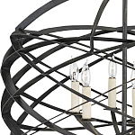 Люстра черная из эллиптических элементов Overlapping Orbits варинант исполнения - 1 | Loft Concept в Санкт-петербурге