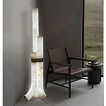 Торшер геометрический с тремя мраморными плафонами Marble Tripod варинант исполнения - 6 | Loft Concept в Санкт-петербурге