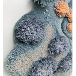 Тканый вручную Большой абстрактный гобелен Frost Forest варинант исполнения - 2 | Loft Concept в Санкт-петербурге