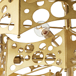 Люстра фигурная золотого цвета Corrugated Panels варинант исполнения - 2 | Loft Concept в Санкт-петербурге