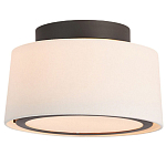 Потолочный светильник с круглым хлопковым абажуром Frosted Diffuser варинант исполнения - 1 | Loft Concept в Санкт-петербурге