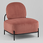 Кресло Стоун велюр рельефный коралловый варинант исполнения - 1 | Loft Concept в Санкт-петербурге