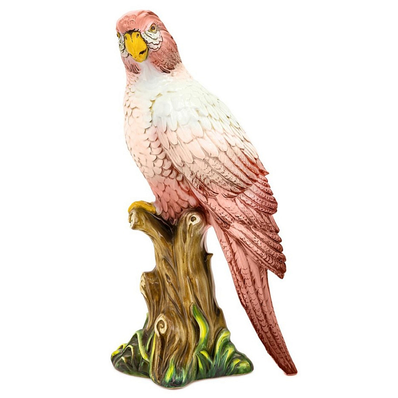 Статуэтка Parrot Big Pink Coral Розовый Коралловый в Санкт-петербурге | Loft Concept 