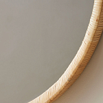 Зеркало круглое в раме из ротанга Wickerwork варинант исполнения - 2 | Loft Concept в Санкт-петербурге