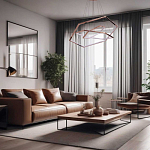 Люстра с 3-мя подвесами в виде шестиугольников Hexagon Horizontal варинант исполнения - 8 | Loft Concept в Санкт-петербурге