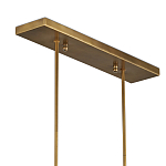 Люстра прямоугольная из толстого литого стекла Cast Glass варинант исполнения - 5 | Loft Concept в Санкт-петербурге