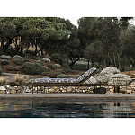 Шезлонг на металлическом каркасе с регулируемой спинкой GUELL Sunbed варинант исполнения - 9 | Loft Concept в Санкт-петербурге