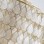 Люстра многоярусная с декором из натуральной морской ракушки Iridescent Light варинант исполнения - 9 | Loft Concept в Санкт-петербурге